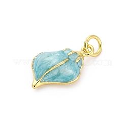 Brass Enamel Pendants&nbsp;X-KK-U066-19G