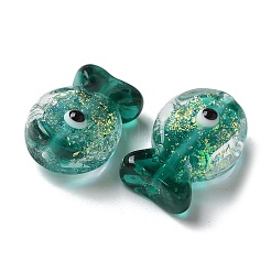 Handmade Foil Lampwork Fish Beads&nbsp;FOIL-Z001-01F