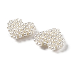Plastic Imitation Pearl Woven Beads&nbsp;KY-G028-01