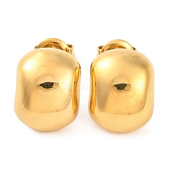 Ion Plating(IP) 304 Stainless Steel Stud Earrings&nbsp;EJEW-G395-18G