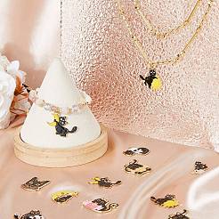 20Pcs 10 Style Alloy Enamel Pendants&nbsp;ENAM-DC0001-68