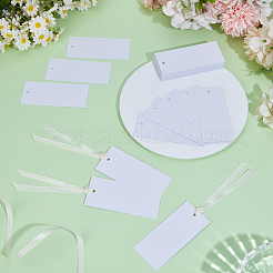 50Pcs Blank Rectangle White Paper Gift Tags&nbsp;CDIS-CN0001-03B