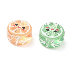 Printed Transparent Acrylic Beads&nbsp;MACR-BM0002-01A