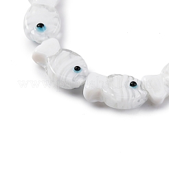 Handmade Lampwork Beads Strands&nbsp;LAMP-G154-07K