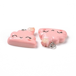 Opaque Resin Pendants&nbsp;RESI-J023-14D