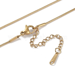 304 Stainless Steel Pendant Necklaces&nbsp;NJEW-P302-06G