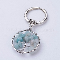 Natural Amazonite Keychain&nbsp;KEYC-E023-03A
