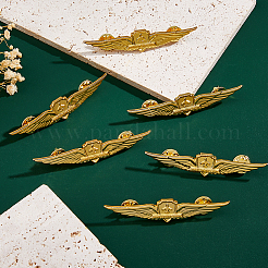 6Pcs Alloy Lapel Pin Backs for Security&nbsp;JEWB-DC0001-21