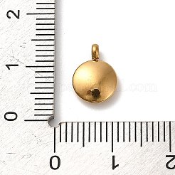 304 Stainless Steel Black Enamel Charms&nbsp;LS-STAS-R009-02G-03