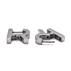 Tarnish Resistant 304 Stainless Steel Huggie Hoop Earrings&nbsp;STAS-H156-13P