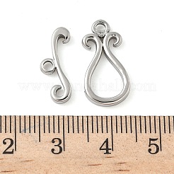 304 Stainless Steel Toggle Clasps&nbsp;STAS-H483-46P