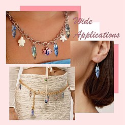 24Pcs 12 Colors Zinc Alloy Pendants&nbsp;FIND-CJ0005-14