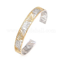 304 Stainless Steel Cuff Bangles for Women&nbsp;SA-H001-06GP