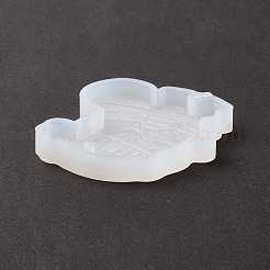Christmas Theme DIY Santa Claus Pendant Silicone Statue Molds&nbsp;DIY-K054-14