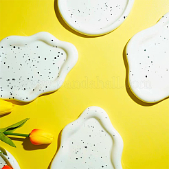 Cloud Shape Porcelain Tray&nbsp;AJEW-WH0326-62