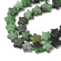 Natural Ruby in Zoisite Beads Strands&nbsp;G-H087-C02-01