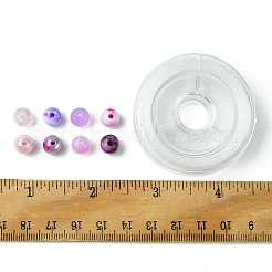 DIY Round Acrylic Beads Bracelets Jewelry Making Kits&nbsp;DIY-FS0007-40