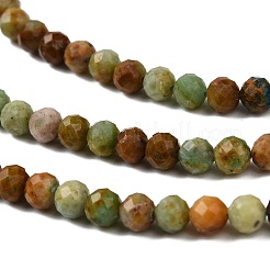 Natural Chrysocolla and Lapis Lazuli Beads Strands&nbsp;X-G-G278-B01-4mm