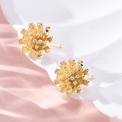 Brass Stud Earrings&nbsp;EJEW-Q014-34G