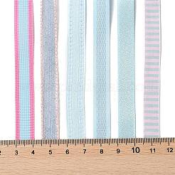18 Yards 6 Styles Polyester Ribbon&nbsp;SRIB-Q022-C01