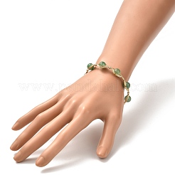 Healing Power Natural Green Aventurine Beaded Bracelets for Men Women&nbsp;X1-BJEW-TA00012-02