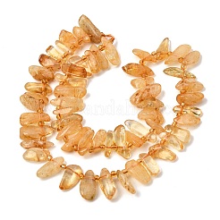 Heated Natural Citrine Beads Strands&nbsp;GG-CBADF20-A10