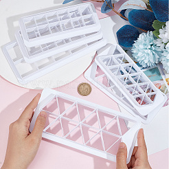 2 Sets 2 Style Triangle & Square Food Grade Plastic Clay Cutter Set&nbsp;DIY-SC0021-35