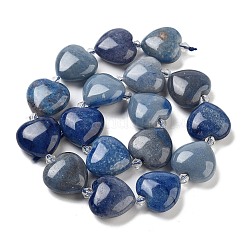 Dyed & Heated Natural Blue Aventurine Beads Strands&nbsp;G-C150-A23-01