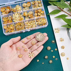 480Pcs 12 Styles Iron Bead Caps Kits&nbsp;IFIN-ME0001-33