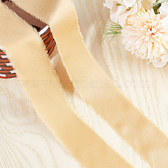 3 Rolls Polyester Satin Frayed Ribbon&nbsp;OCOR-DR0001-03C