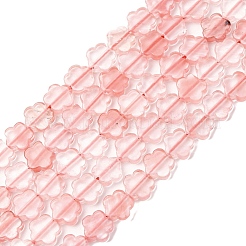 Cherry Quartz Glass Beads Strands&nbsp;G-B138-C16-01