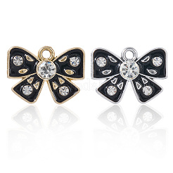 32Pcs 2 Colors Alloy Rhinestone Pendants&nbsp;FIND-SC0016-36