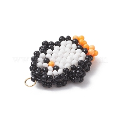 Glass Seed Beaded Pendants&nbsp;PALLOY-MZ01130