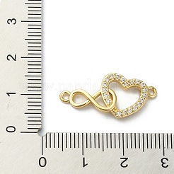 Rack Plating Brass Micro Pave Clear Cubic Zirconia Pendants&nbsp;KK-R157-09G