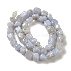 Natural Blue Lace Agate Beads Strands&nbsp;G-NH0017-B05-01