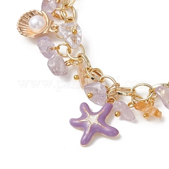 Natural Ametrine Chip Beads Bracelets&nbsp;BJEW-JB13155-03
