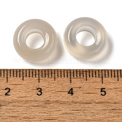 Natural White Chalcedony Ring Charms&nbsp;G-B100-07