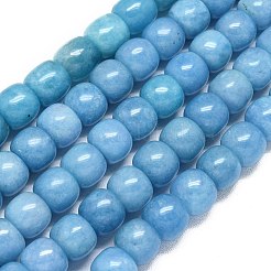 Natural Malaysia Jade Beads Strands&nbsp;G-B165-F10-10x10mm