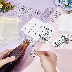 DIY Heart with Word Love Beer Bottle Opener Keychain Making Kit&nbsp;DIY-CA0004-99
