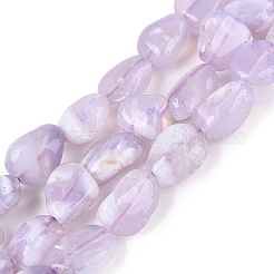 Natural Lavender Amethyst Beads Strands&nbsp;G-N362-14A-01