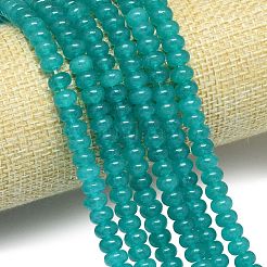 Natural Malaysia Jade Beads Strands&nbsp;G-B165-G01-4x6mm-01