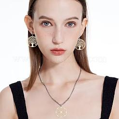 36Pcs 6 Style Rack Plating Brass Filigree Pendants&nbsp;KKC-UN0001-01