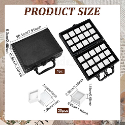 Rectangle Aluminum Alloy with MDF Organizer Cases&nbsp;ODIS-WH0108-093A