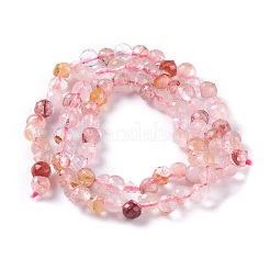 Natural Hematoid Quartz/Ferruginous Quartz  Beads Strands&nbsp;G-H243-02
