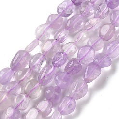 Natural Lavender Amethyst Beads Strands&nbsp;G-C268-A03-8x10mm