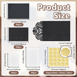 20Pcs Paper Envelope&nbsp;DIY-OC0016-19B