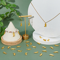 50Pcs Alloy Cowboy Boot Pendants&nbsp;PALLOY-FH00192