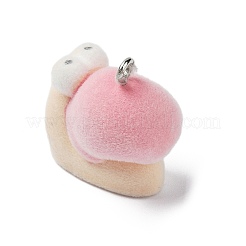 Flocky Opaque Resin Pendants&nbsp;LS-RESI-G105-02D