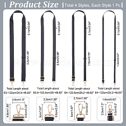4Pcs 4 Style Canvas Adjustable Bag Straps&nbsp;FIND-WR0009-22