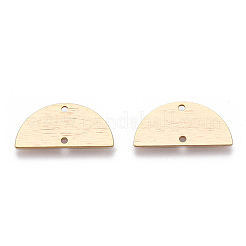 Brass Semi Circle Links Connectors&nbsp;X-KK-G331-58G-A-NF